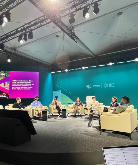 Jerhemy Owen di konferensi COP29 di Baku, Azerbaijan. Foto: Istimewa