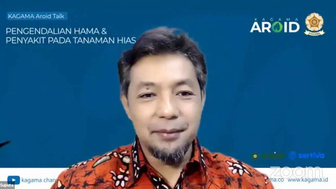 Ahli serangga dari Fakultas Pertanian UGM, Suputa. Foto: KAGAMA