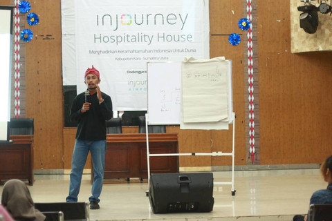 InJourney Hospitality House (IHH) gelar pelatihan untuk pegiat wisata kawasan Danau Toba di Kabupaten Karo, Sumatera Utara. Foto: Dok. InJourney