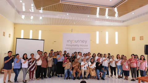 InJourney Hospitality House (IHH) gelar pelatihan untuk pegiat wisata kawasan Danau Toba di Kabupaten Simalungun, Sumatera Utara. Foto: Dok. InJourney