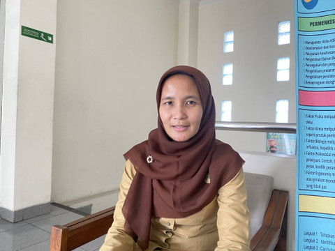 Kepala Seksi Kesehatan Keluarga, Gizi, dan Kesehatan Jiwa Dinkes DIY, Prahesti Fajarwati. Foto: Resti Damayanti/Pandangan Jogja