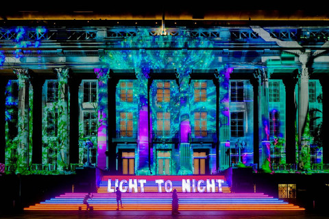 Light to Night 2024. Foto: National Gallery Singapore
