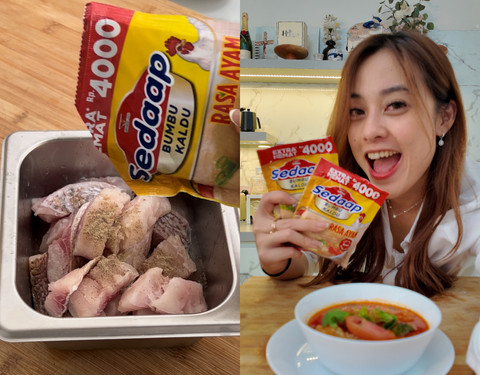 Olahan ikan ala pemenang MasterChef Indonesia Season 5, Stefani Horizon. Foto: Bumbu Kaldu Sedaap