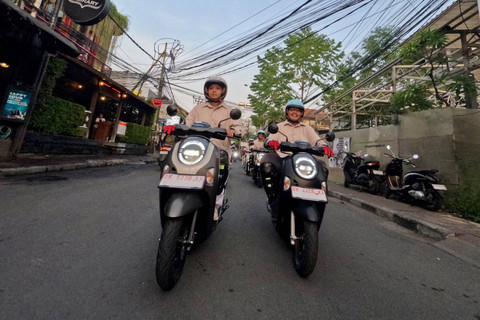 Suasana saat menjajal Honda Scoopy di Bali. Foto: AHM