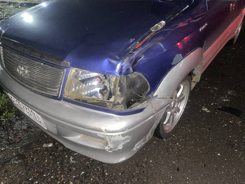 Mobil Kijang Super yang tabrak dan tewaskan warga di Bantul. Foto: Dok. Polres Bantul