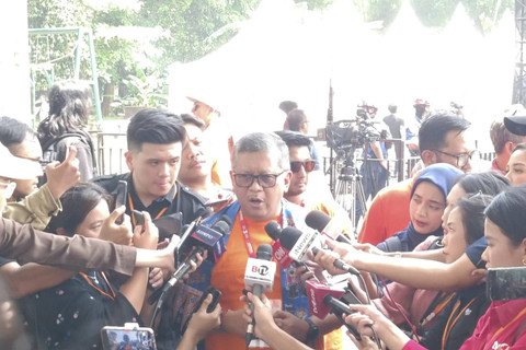 Sekretaris Jenderal PDIP Hasto Kristiyanto di Stadion Madya Gelora Bung Karno, Jakarta Pusat, Sabtu (23/11/2024). Foto: Zamachsyari/kumparan