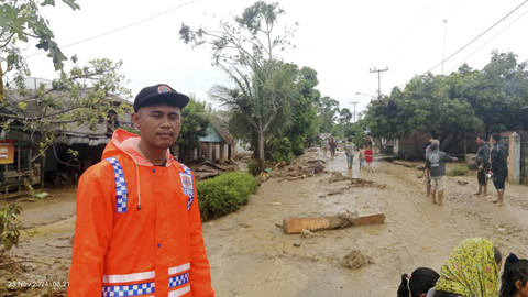 Kondisi pasca banjir bandang di Kab Tapanuli Selatan Provinsi Sumut, Sabtu (23/11/2024).  Foto: Dok. BPBD Kab Tapanuli Selatan