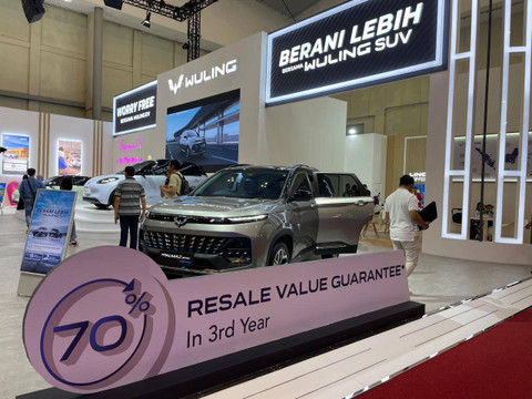 Wuling Motors di Gaikindo Jakarta Auto Week (GJAW) 2024. Foto: Sena Pratama/kumparan