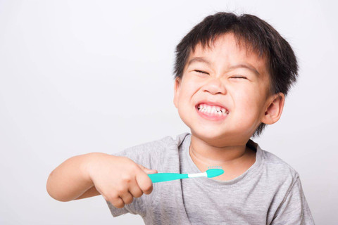 Ilustrasi anak sikat gigi. Foto: dok. Kodomo