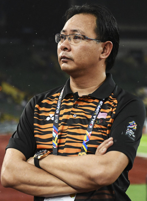 Pelatih sepak bola Malaysia, Ong Kim Swee. Foto: Mohd RASFAN/AFP