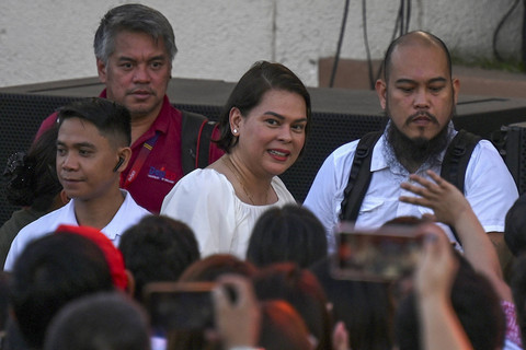 Sarah Duterte. Foto: JAM STA ROSA/AFP