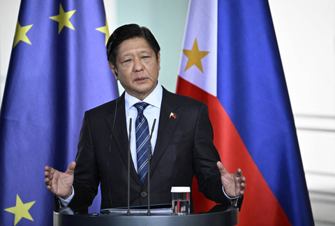 Presiden Filipina Ferdinand "Bongbong" Marcos Jr Foto: Tobias Schwarz/AFP