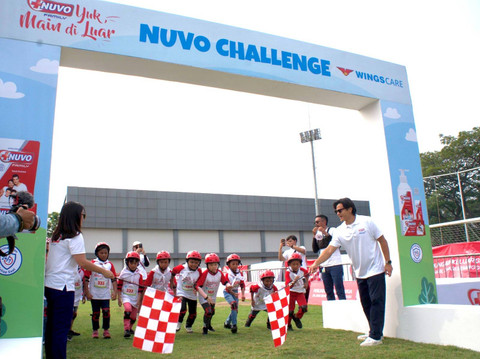 Melalui kampanye 'NUVO Yuk, Main di Luar', NUVO Family mengajak seluruh keluarga Indonesia untuk lebih sering bermain tanpa gadget. Foto: dok. NUVO Family
