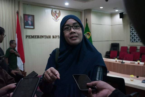 Ketua Tim Perencanaan Pengelolaan Persampahan dan Retribusi Kebersihan, Mareta Hexa Sevana. Foto: Widi RH Pradana/Pandangan Jogja