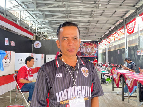 Ketua KPPS TPS 13, Puji Widodo. Foto: Resti Damayanti/Pandangan Jogja