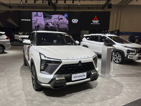 Mitsubishi Xforce di GJAW 2024. Foto: Fitra Andrianto/kumparan