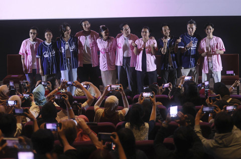 Konferensi pers film Cinta Tak Seindah Drama Korea di Epicentrum, Jakarta, Kamis, (28/11/2024). Foto: Agus Apriyanto