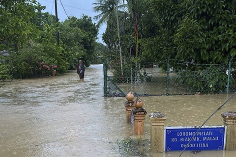 Banjir di Malaysia, Jumat (29/11/2024). Foto: Facebook/ @nadma.gov.my