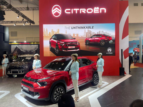 Debut Citroen Basalt di Indonesia saat GJAW 2024. Foto: Sena Pratama/kumparan