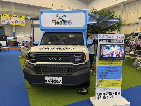 Tampilan Toyota Hilux Rangga Jajago yang mejeng di GJAW 2024. Foto: Fitra Andrianto/kumparan