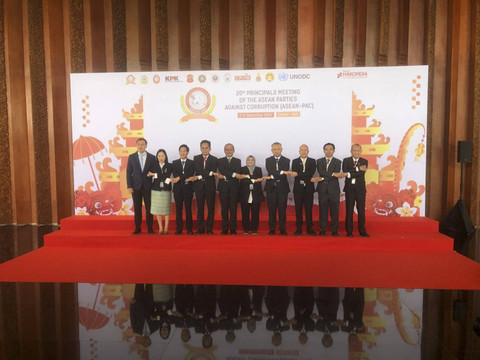 20th Principals Meeting of the ASEAN Parties Against Corruption (ASEAN-PAC) di Bali, Senin (2/11/2024). Foto: Denita BR Matondang/kumparan