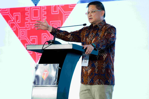 Direktur Planning & Transformation Telkomsel, Wong Soon Nam, di acara Jalin Nusa, 21 November 2024. Foto: Telkomsel