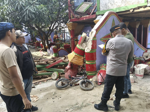 Pondok pesantren Bani Ma'mun Kobal di Kampung Badak, Desa Gembor Udik, Kecamatan Cikande, Kabupaten Serang rusak parah usai diamuk massa pada Minggu (1/12/2024). Foto: Dok. Istimewa