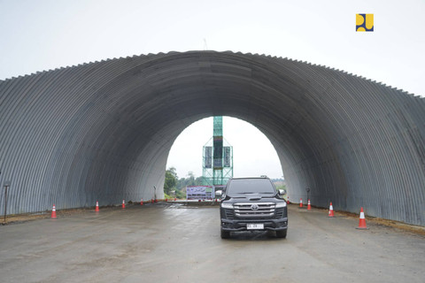 Perlintasan satwa di tol akses IKN.  Foto: Dok. Kementerian PU