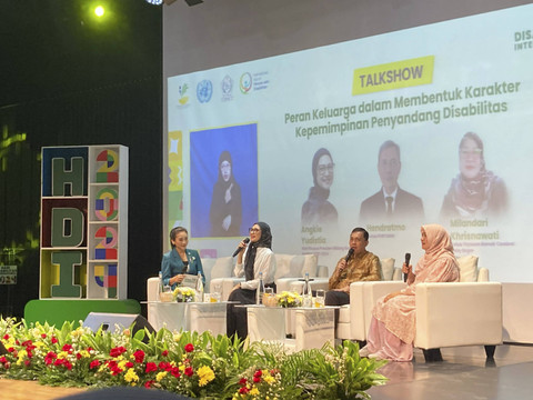 Kementerian Sosial (Kemensos) menggelar Talkshow Peran Keluarga dalam Membentuk Karakter Kepemimpinan Penyandang Disabilitas, di Taman Ismail Marzuki, Jakarta Pusat, Senin (2/12/2024). Foto: Alya Zahra/Kumparan