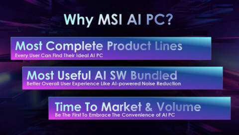 MSI telah melakukan pengembangan software cerdas, yang telah berevolusi menjadi teknologi AI masa kini. Foto: dok, MSI