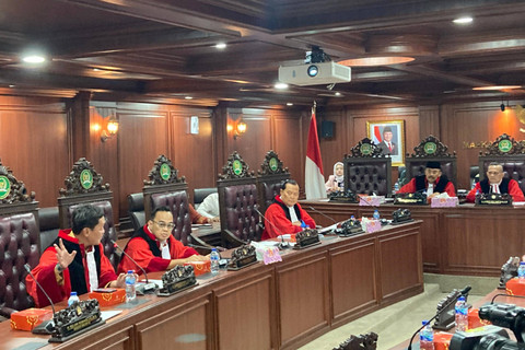 Suasana Sidang Mahkamah Kehormatan Dewan (MKD) DPR RI, Komplek Parlemen Senayan, Jakarta Pusat, Selasa (3/12/2024). Foto: Alya Zahra/Kumparan