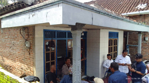 Kondisi rumah yang dihuni Sunhaji bersama mertua dan adik-adiknya. Foto: Dok. Masjid Nurul 'Ashri