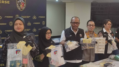 Pers rilis kasus TPPO dan farmasi di Polda Metro Jaya, Jumat (6/12/2024). Foto: Rachmadi Rasyad/kumparan