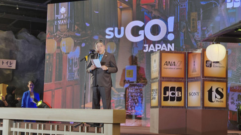 Duta Besar Jepang untuk Indonesia, Masaki Yasushi saat acara pembukaan food court ala Jepang 'Yashinoki Yokocho' di Plaza Senayan Jakarta (6/12/24). Foto: Azalia Amadea/Kumparan