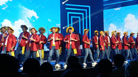 Konser Symphonic Saga 2024 di Kawasan Kebon Jeruk, Sabtu (7/12). Foto: Aprilandika Pratama/kumparan