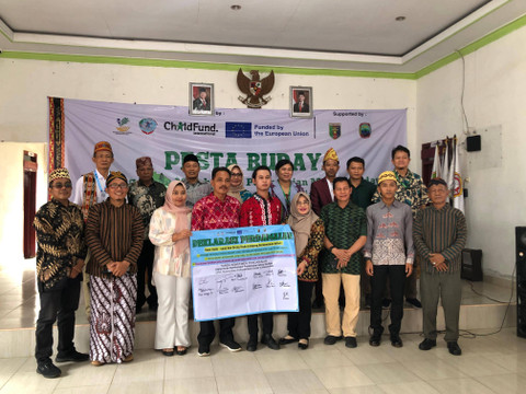 Pesta Budaya di Desa Wawasan, Tanjung Sari, Lampung Selatan. | Foto: Muhammad Amir/Lampung Geh