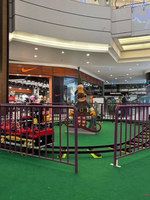 Shaun The Sheep hadir meriahkan Natal di mal di BSD City. Foto: Andari Novianti/kumparan