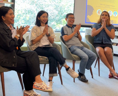 Diskusi soal isu kekerasan terhadap perempuan dan femisida di IFI Mini Festival. Foto: kumparan/Hutri Dirga