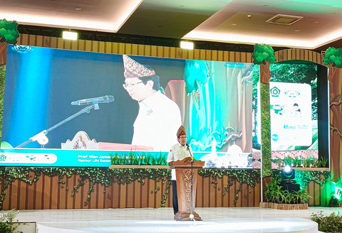 Rektor UIN Raden Intan, Prof. Wan Jamaluddin dalam acara Deklarasi Istiqlal | Foto : Eka Febriani / Lampung Geh