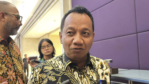 Dirjen Mineral dan Batu Bara (Minerba) Kementerian ESDM, Tri Winarno di Hotel Raffles Jakarta, Selasa (10/12... </div>
<div class=