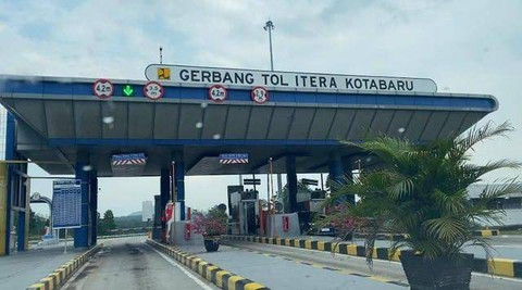 Ilustrasi Gerbang Tol Itera Kotabaru. | Foto : Sinta Yuliana / Lampung Geh