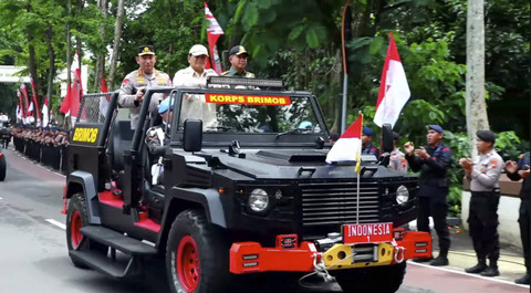 Apel Kasatwil Polri 2024. Foto: Youtube/ Divisi Humas Polri