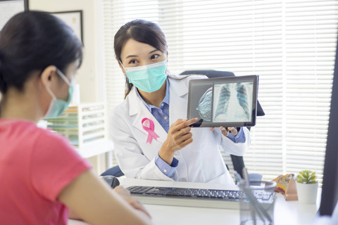 Ilustrasi mamografi payudara. Foto: aslysun/Shuttterstock