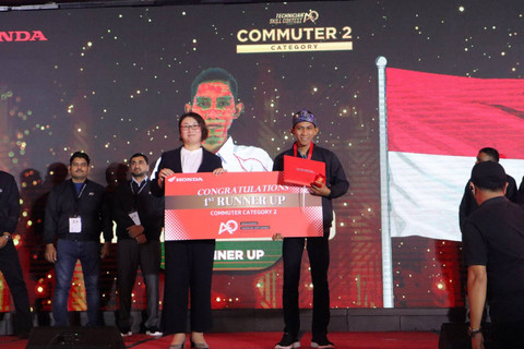 Tim teknisi Indonesia raih gelar juara di ajang Honda Asia & Oceania Motorcycle Technician Skill Contest (AOC) 2024 Filipina. Foto: dok. AHM