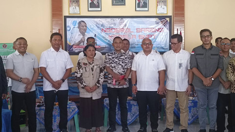 BNPT meninjau program Desa Siapsiaga di Desa Sukorejo, Kendal, Jawa Tengah, Jumat (13/12/2024). Foto: Thomas Bosco/kumparan