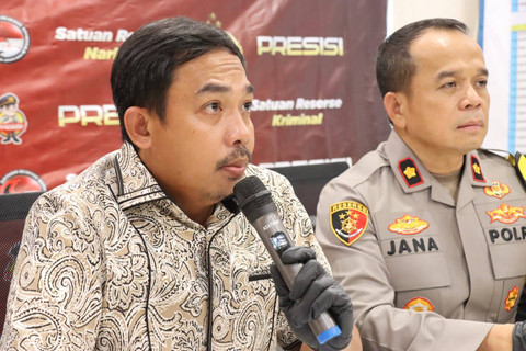 Jumpa pers kasus pasutri di Cengkareng, Jakbar, ditemukan tewas. Foto: Dok. Istimewa