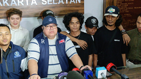 Vadel Badjideh ditemui di Polres Metro Jakarta Selatan. Foto: Aprilandika Pratama/kumparan