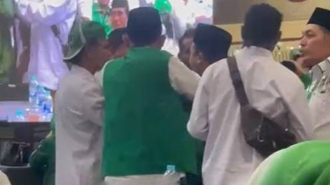Musyawarah Kerja Nasional (Mukernas) ke-II Partai Persatuan Pembangunan (PPP) sempat diwarnai keributan pada Sabtu (14/12) siang. Foto: Dok: Istimewa 