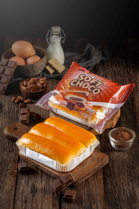 Roti Soft Choco Mr. Bread pakai cokelat premium lokal. Foto: Mr Bread