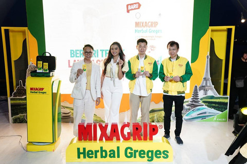 Peluncuran Mixagrip Herbal Greges. Foto: Mixagrip